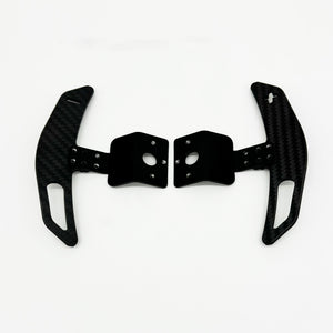 Pair of Simplayer Carbon Fiber Adjustable Paddle Shifters Kit (Type A) for MOZA R5 R3 ES ESX