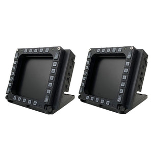 Original MFD COUGAR PACK with 2 MFD (Including Screens) for Thrustmaster PC Windows 10 and 11