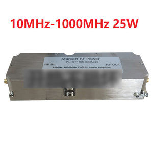 STF10M1000M-25 RF Power Amplifier 10-1000MHz 25W-30W Wideband RF Amplifier without Radiator and Cooling Fan