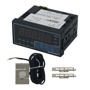 QLFS 500KG S-type Load Cell Sensor Tensile Force and Compressive Force Sensor + Display Screen