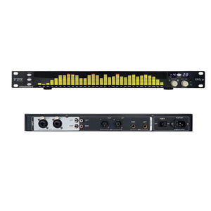 BDS GEQ-31 31-Band 1U Audio Spectrum Analyzer Equalizer Spectrum Display Designed with Yellow LEDs