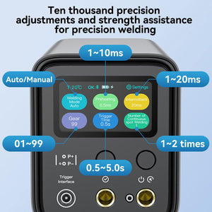 AWithZ UF20B Supercapacitor Spot Welding Machine Battery Spot Welder (UK Standard) with 99 Gears