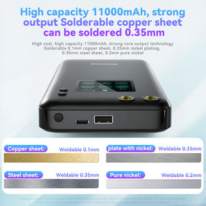 AWithZ U3 5000mAh Portable Spot Welder Home Spot Welding Machine with USB Output and 80 Gears