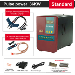 811A 36KW Industrial Smart Spot Welding Machine with S-75B (35mm^2) + S-73B (25mm^2) Welding Pen