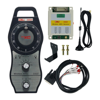 EWGP 4-Axis CNC MPG Wireless MPG Simplified MPG Pendant 40M/131.2FT Barrier Free for Industrial Uses