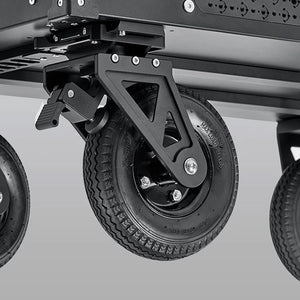 2-Tier Foldable Camera Cart Production Cart w/ 300KG Load Capacity for Film Video &amp; Photo Production