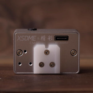 XSDME EM-01 Top-Mount Exposure Meter Aluminum Alloy Light Meter (Silver) with Hot Shoe 30° Metering