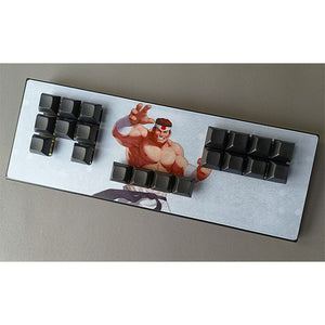 8-Direction Arcade Controller Hitbox-Style Arcade Stick (4 Sets of Assist: 4 Characters 8 Macros)