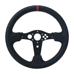 Simplayer 13" Racing Wheel Steering Wheel (Leather Surface) Replacement for Thrustmaster T300RS GT