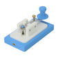 HAM SPACE Blue MK-02 CW Key 3D-Printed Mini Manual Key High Quality Radio Accessory with 3.5 to 6.5 Adapter