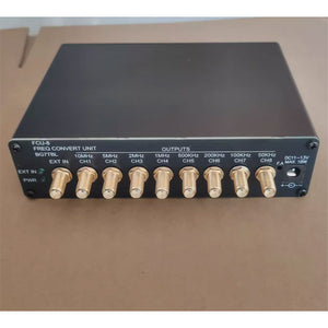 FCU-8 Multi-channel Signal Source Frequency Converter 10MHz/5MHz/2MHz/1MHz/500kHz/200kHz/100kHz/50kHz Sine Wave Converter