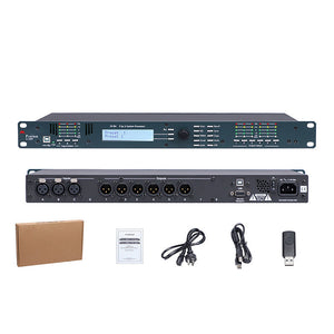 3.6SP 110V/220V 3 Inputs and 6 Outputs Audio Processor Stage Performance Audio Effector for DriveRack