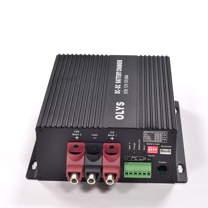 OLYS 12V 30A DC to DC Battery Charger Standard Version + Bluetooth Module + Temperature Sensor Cable
