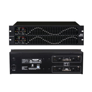 2231 EQ Dual 31-Band Professional Audio Equalizer for Stage Performance/Audio Speaker/Home Meeting