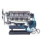 Mini V8 Engine Model Kit Simulated 8-Cylinder Engine Toy DIY Car Model Assembling Combustion Engine Learning