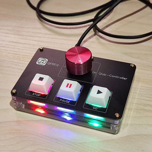 USB/MIDI Dual-mode Computer Volume Adjuster Music Play Controller Compatible with Windows/Mac Systems