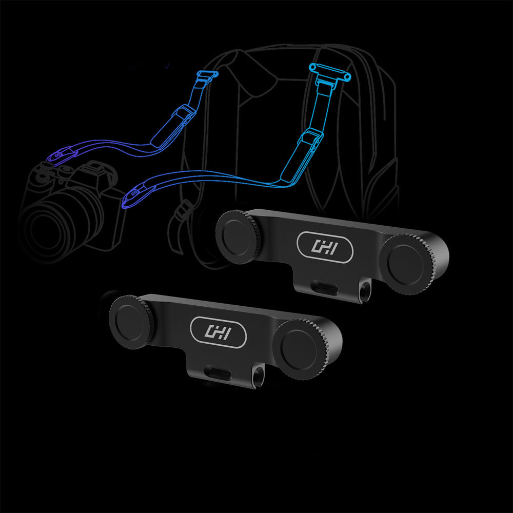 2PCS CHI Backpack Strap Clips only Compatible with CHI Ultra Edition and Pro Version Camera Shoulder Straps