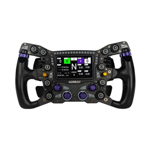 Conspit MAX 01 300mm/11.8&quot; Steering Wheel Sim Racing Wheel with 4&quot; Touch Screen &amp; 21 RGB Dash Lights