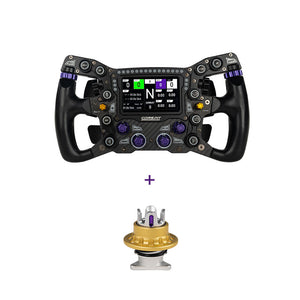 Conspit MAX 01 300mm/11.8&quot; Steering Wheel Sim Racing Wheel with 4&quot; Touch Screen + CDP Quick Release