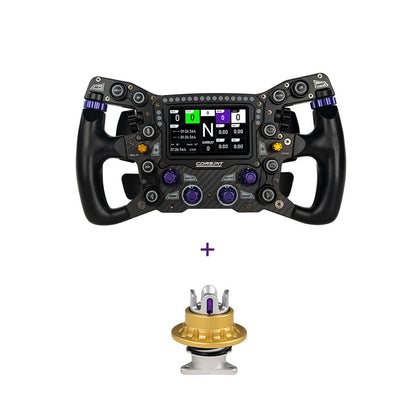 Conspit MAX 01 300mm/11.8&quot; Steering Wheel Sim Racing Wheel with 4&quot; Touch Screen + CDP Quick Release