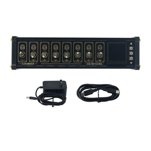 EleksMaker NK6P 35W USB Switch 8 Port USB Hub (NK6 with Power Adapter) Supports Voice Control