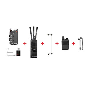 FCS DUAL PTT MK II Dual-Channel PTT (Black Standard Configuration) + MPU5 Walkie Talkie Retrofit Kit