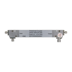 HXDC-004124-20S 0.4-12.4GHz RF Microwave Broadband 20dB Directional Coupler w/ SMA Female Connector