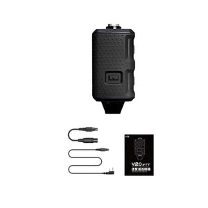 FCS V20 PTT Single-Channel PTT Adapter (Black &amp; Standard Configuration) for Tactical Headset PRC 148