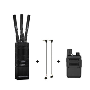 FCS MPU5 Dummy Radio Tactical Walkie Talkie (MPU5 Model + Two Retrofit Cables + UHF Walkie Talkie)