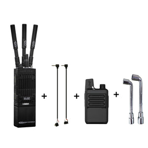FCS MPU5 Dummy Radio Tactical Walkie Talkie (MPU5 Model + 2 Cables + UHF Walkie Talkie + 2 Wrenches)