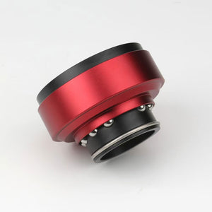 Red Aluminum Alloy Racing Game Simulator Steering Wheel Quick Release Compatible with SIMAGIC/MOZA