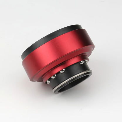 Red Aluminum Alloy Racing Game Simulator Steering Wheel Quick Release Compatible with SIMAGIC/MOZA