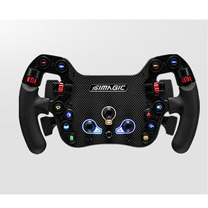 Simagic FX-C 290mm FX Formula Wheel Steering Wheel with Dual Clutch Paddles for Sim Racing Games
