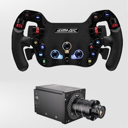 Simagic AlphaM-FX-C 290mm FX-C FX Formula Wheel Steering Wheel Dual Clutches + Alpha Mini Wheel Base