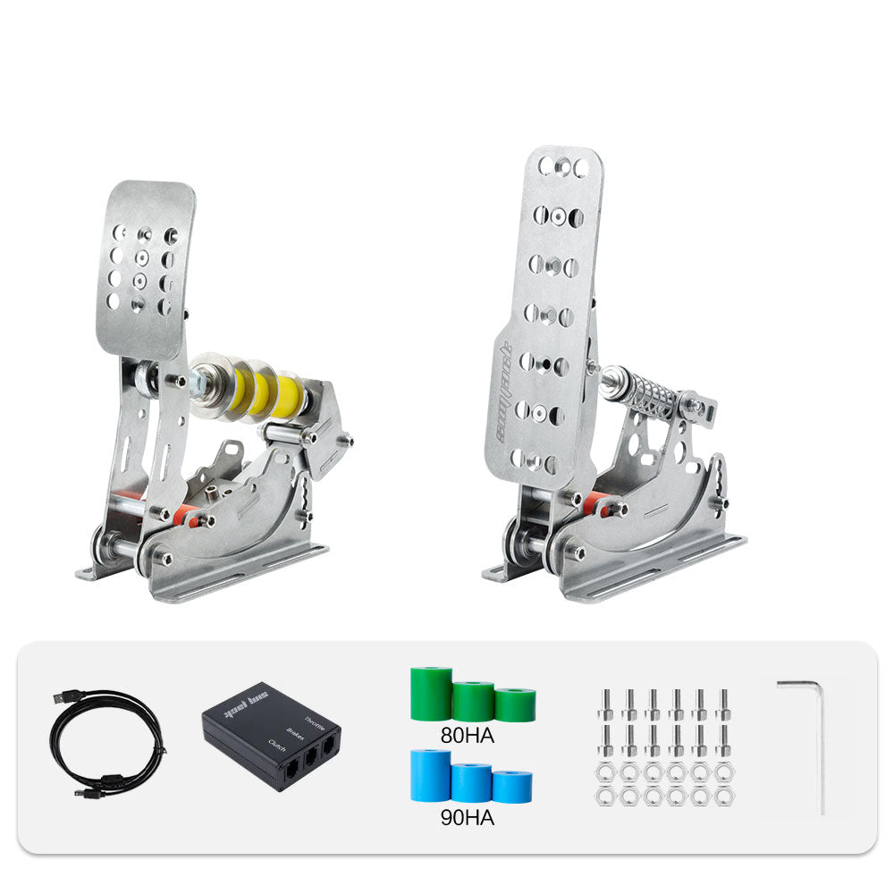 SIMJACK UT-P2 2-Pedal Racing Pedals with Optional Hydraulic Rods for G27/G29/T300RS/GTT500