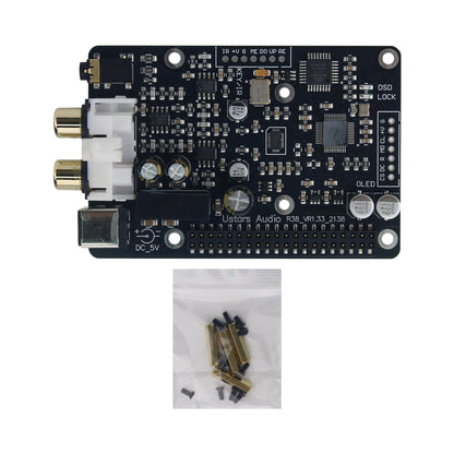 Ustars Audio R38h DAC Board Digital Audio Decoder 4B 3B Digital Player Webcasting IIS 768KHz DSD512