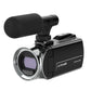 HDV8162 Plus 18X Digital Zoom FOV65 Outdoor Auto-focusing HDV Camera 48MP with 3-inch TFT LCD Screen