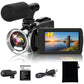 HDV8162 Plus 18X Digital Zoom FOV65 Outdoor Auto-focusing HDV Camera 48MP with 3-inch TFT LCD Screen