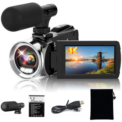 HDV8162 Plus 18X Digital Zoom FOV65 Outdoor Auto-focusing HDV Camera 48MP with 3-inch TFT LCD Screen