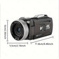 HDV900 Pro 4K/48MP/60FPS 18X Digital Zoom Camcorder F2.0 FOV60 Digital HDV Camera with 3-inch IPS Screen