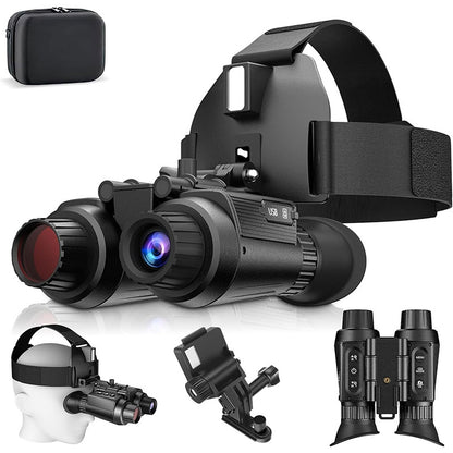 NV8310 Naked-eye 3D Head-mounted Binocular Portable Night Vision Device Built-in Dual 1.4-inch 390x390 TFT Inner Screen