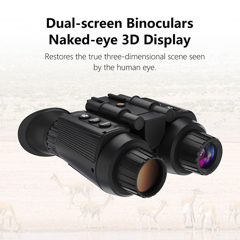 NV8310 Naked-eye 3D Head-mounted Binocular Portable Night Vision Device Built-in Dual 1.4-inch 390x390 TFT Inner Screen