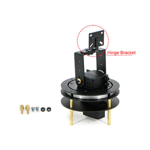 WHEELTEC Assembled 2 Axis Gimbal Electric Gimbal Boasts 20KG Servos (without C06B Mainboard)