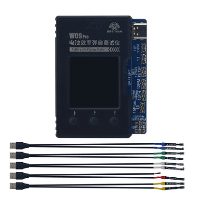 W09 Pro V3 Battery Tester Battery Efficiency Battery Life Popup Tester for iPhone 11-15 Pro Max