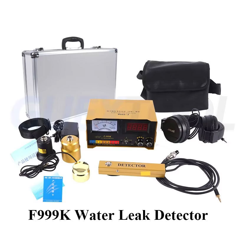 F999K Portable Leakage Detector with Pointer Spectrum Display for Water Pipes/Heating Pipes/Fire Hoses
