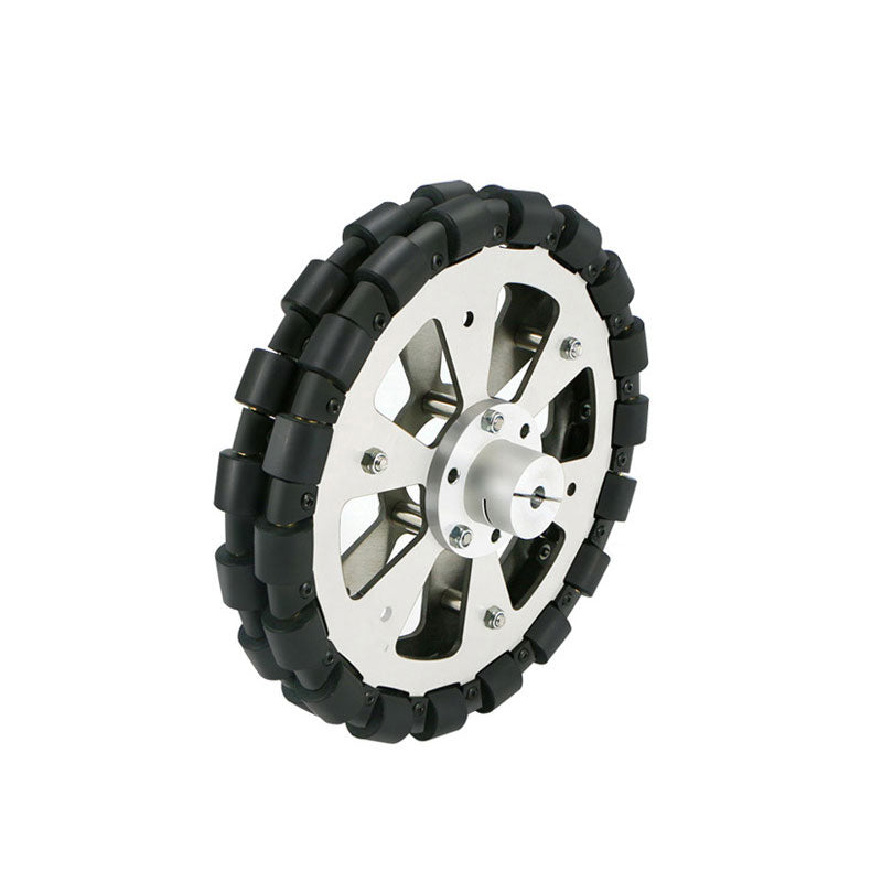 Omni A203 Omni Wheel Driving Wheel (203mm Diameter with Keyway Setscrew Fixed Coupling for 40KG Load)
