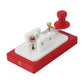 HAM SPACE Red MK-02 Morse Code CW Key 3D-Printed Mini Manual Key High Quality Radio Accessory with 3.5 to 6.5 Adapter