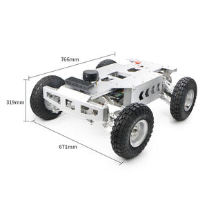 R550 (AKM) PLUS Ackerman Robot Car Top-End Version w/ Independent Suspension Orin NX 8GB + C16 Lidar