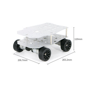 R3 Robot Chassis Kit Robot Car Chassis (4WD Chassis with Suspension) w/ 1:30 12V Motor Hall Encoder