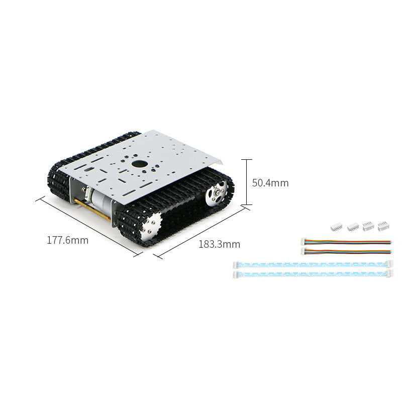 R3 Series Tracked Robot Chassis Kit Robot Car Chassis Standard/High-End Version with MG513/MG540 Motor